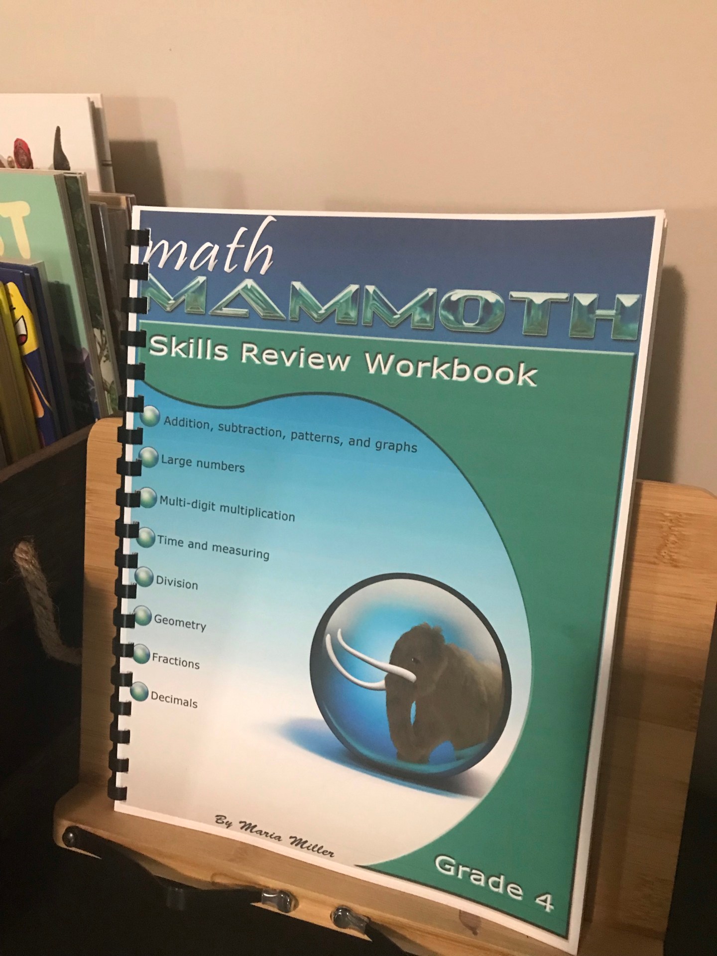 Math Mammoth Skills Review Workbook Grade 4 and 5th Grade Complete ...